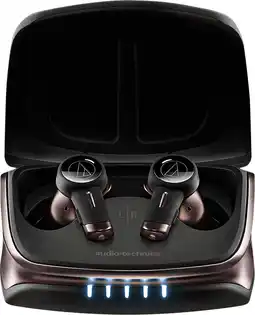 Bol.com Audio-Technica ATH-TWX9 hoofdtelefoon/headset Hoofdtelefoons Draadloos In-ear Muziek Bluetooth Bruin aanbieding