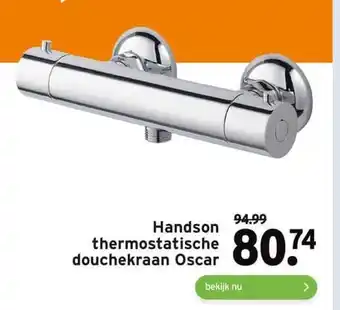 GAMMA Handson thermostatische douchekraan Oscar aanbieding