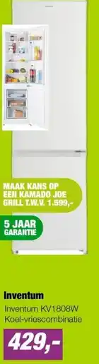 EP Inventum KV1808W Koel-vriescombinatie aanbieding