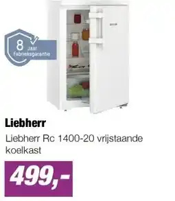 EP Liebherr Rc 1400-20 vrijstaande koelkast aanbieding