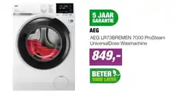 EP AEG LR73BREMEN 7000 ProSteam UniversalDose Wasmachine aanbieding