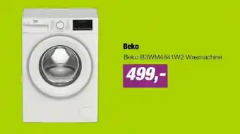 EP Beko B3WM4841W2 Wasmachine aanbieding