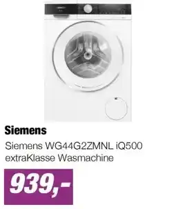 EP Siemens WG44G2ZMNL iQ500 extraKlasse Wasmachine aanbieding