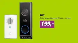 EP Eufy Video Deurbel E340 + Chime aanbieding