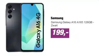 EP Samsung Galaxy A16 A165 128GB - Zwart aanbieding
