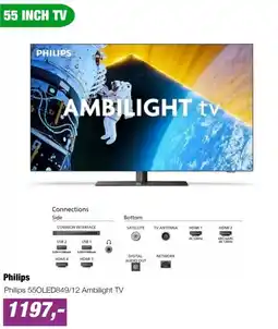 EP Philips 55OLED849/12 Ambilight TV aanbieding