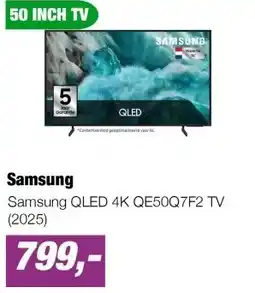 EP Samsung QLED 4K QE50Q7F2 TV (2025) aanbieding