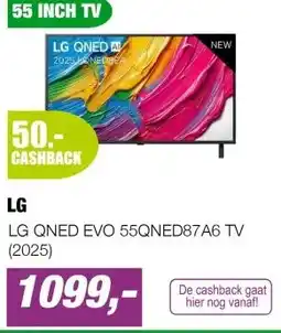 EP LG QNED EVO 55QNED87A6 TV (2025) aanbieding