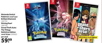 Intertoys Nintendo Switch Pokémon Brilliant Diamond aanbieding