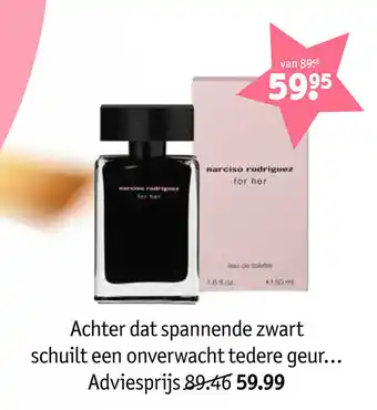 Kruidvat Narciso Rodriguez for her aanbieding