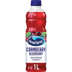 Albert Heijn Ocean Spray Blauwe bes cranberry & appel aanbieding
