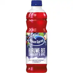 Albert Heijn Ocean Spray Blauwe bes cranberry & appel aanbieding