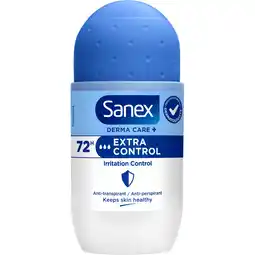 Albert Heijn Sanex Derma care+ extra control roller aanbieding