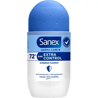 Albert Heijn Sanex Derma care+ extra control roller aanbieding