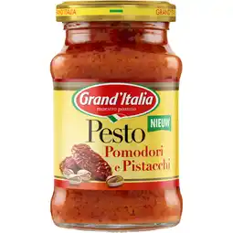 Albert Heijn Grand' Italia Pesto pomodori e pistacchi aanbieding