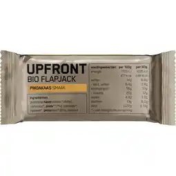 Albert Heijn Upfront Bio flapjack pindakaas smaak aanbieding