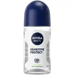 Albert Heijn NIVEA Men sensitive protect deodorant roller aanbieding