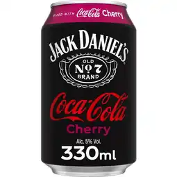 Albert Heijn Jack Daniels Whiskey & coca cola cherry aanbieding