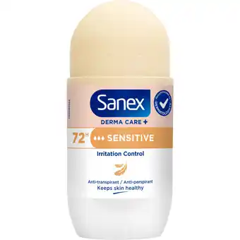 Albert Heijn Sanex Derma care+ sensitive deodorant roller aanbieding