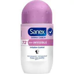 Albert Heijn Sanex Derma care+ invisible deodorant roller aanbieding