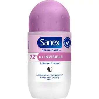 Albert Heijn Sanex Derma care+ invisible deodorant roller aanbieding