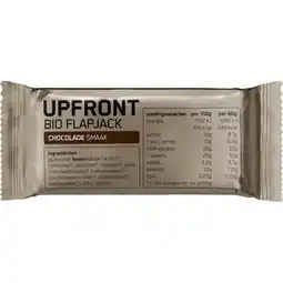 Albert Heijn Upfront Bio flapjack chocolade smaak aanbieding
