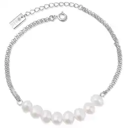 Douglas Ailoria MAKANI Armband zilver/witte parel aanbieding