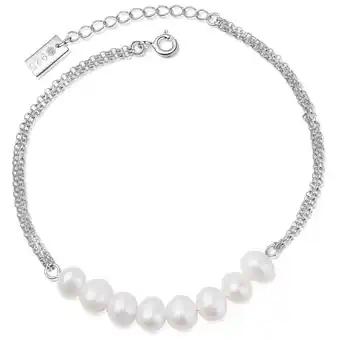 Douglas Ailoria MAKANI Armband zilver/witte parel aanbieding