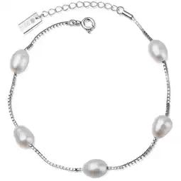 Douglas Ailoria MATSU Armband zilver/witte parel aanbieding