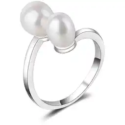 Douglas Ailoria MAYUKO Ring zilver/witte parel aanbieding