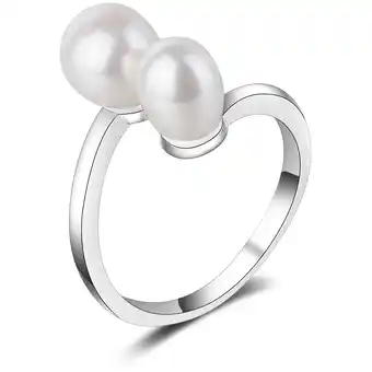 Douglas Ailoria MAYUKO Ring zilver/witte parel aanbieding