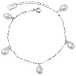 Douglas Ailoria MAIKO Armband zilver/witte parel aanbieding