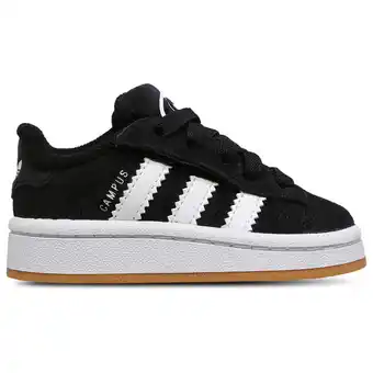 Foot Locker Adidas Campus Unisex Schoenen - Zwart - Maat: 20 - Suède - Foot Locker aanbieding