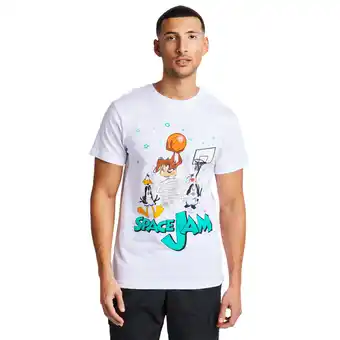 Foot Locker MERCHCODE Space Jam Heren T-shirts - Wit - Maat: S - Foot Locker aanbieding