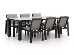 Kees Smit Bellagio Vezzano/Lagundo 230cm dining tuinset 7-delig aanbieding