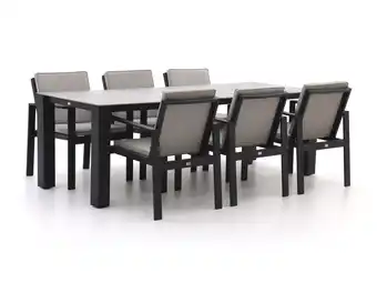 Kees Smit Bellagio Vezzano/Lagundo 230cm dining tuinset 7-delig aanbieding