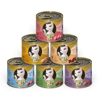 Zooplus Voordeelpakket: 24x200g Kitty Cat Adult Pate Mix I (6 soorten) nat kattenvoer aanbieding