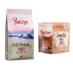 Zooplus 12 kg Purizon - Coldpressed Kalkoen met Hennepolie aanbieding