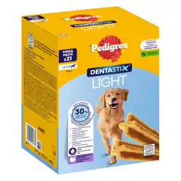 Zooplus Multipack (84 stuks) Pedigree Dentastix Light: Dental Chews voor grote honden (>25kg) Hondensnacks aanbieding