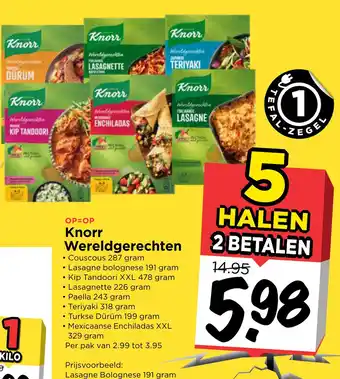 Vomar Voordeelmarkt Knorr Wereldgerechten aanbieding