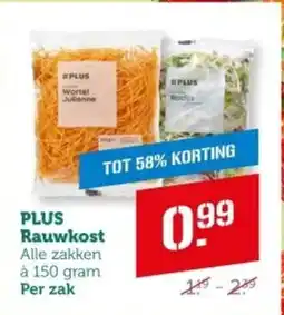 Coop PLUS Rauwkost aanbieding