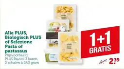 Coop Alle PLUS, Biologisch PLUS of Selezione Pasta of pastasaus aanbieding