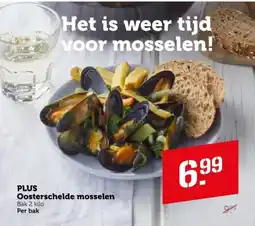 Coop PLUS Oosterschelde mosselen aanbieding