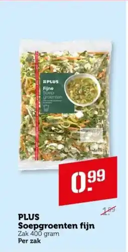Coop PLUS Soepgroenten fijn aanbieding