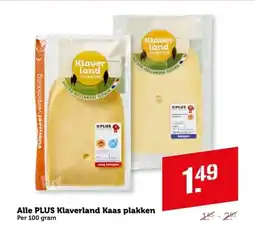 Coop Alle PLUS Klaverland Kaas plakken aanbieding
