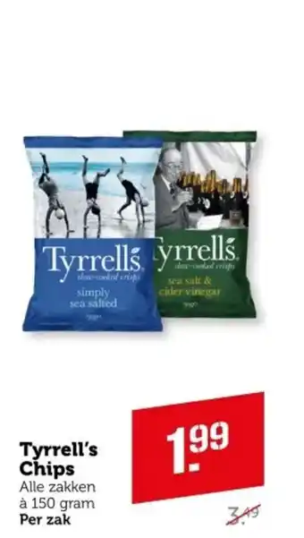 Coop Tyrrell's Chips aanbieding
