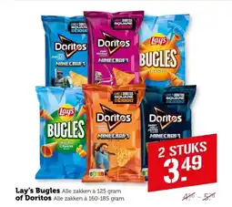 Coop Lay's Bugles of Doritos aanbieding