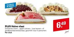 Coop PLUS Halve vlaai aanbieding