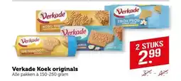 Coop Verkade koek originals aanbieding