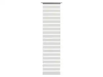 Lidl Gardinia Paneelgordijn 245 x 60 cm dag & nacht wit aanbieding